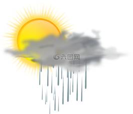 云,雨,太陽
