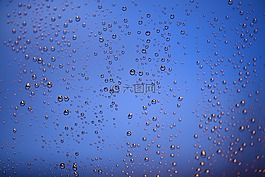 滴,水,藍(lán)色