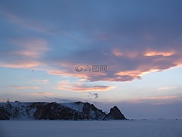 冬天,雪,冰