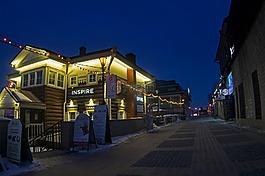 夜,城市,街