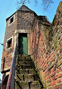 堡壘,架構,塔