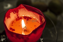 蠟燭,火焰,燒傷