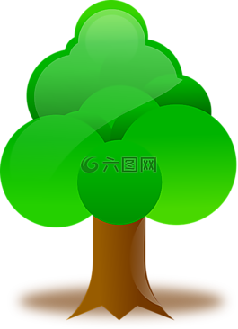 树,grenn,树干