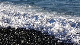海,部分,海灘
