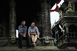 情侣,lovers,寺庙