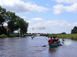 槳之旅,劃獨木舟,東弗里斯