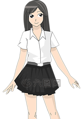 學生,一名女學生,女士