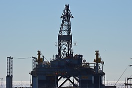 水,起重機,端口