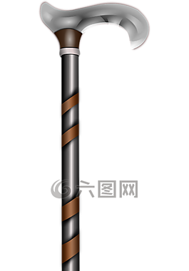 手杖,棒,走