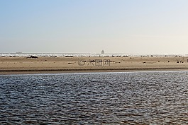 海灘,海,環礁湖