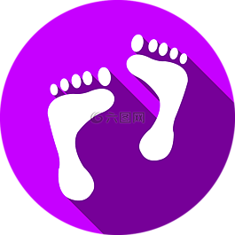 腳,圖標(biāo),按鈕
