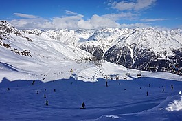 雪,冬季,冷淡地