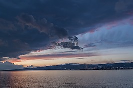 景觀,黃昏,土耳其