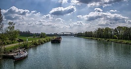 通道,水域,河