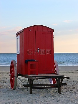 badekarren,北海,borkum