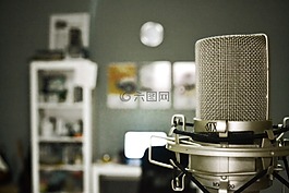 麦克风,画外音,音乐