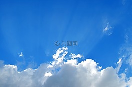 陽(yáng)光,云,天空