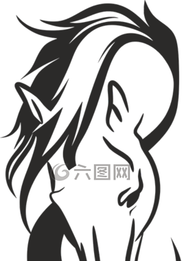 馬,動物,馬頭