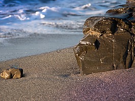 巖,石,海