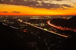 夜景,景观,自然