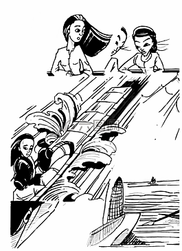 船,湖,緬甸
