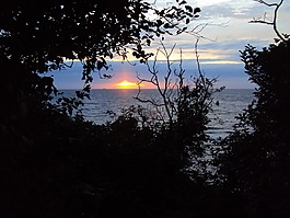 日落,假期,波羅的海