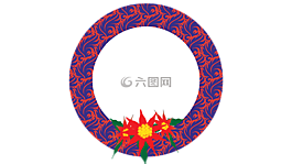 圣誕花環(huán),度假,花圈