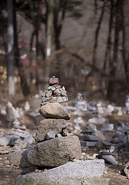 石头塔,祷告,定性