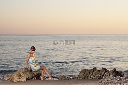 婦女,女孩,肖像