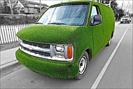 貨車,地毯,綠色