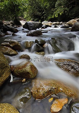 大瀑布,sekayu,綠色