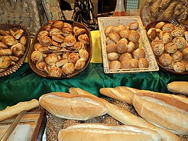 面包,吃,食品