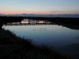 morgenstimmung,水,日出