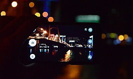 手机,取景器,夜景