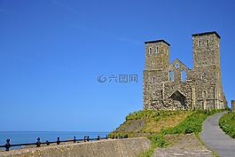 海邊,懸崖,景觀