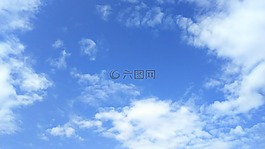 天空,藍(lán)色的天空,云