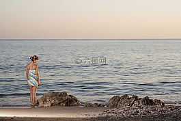 婦女,女孩,肖像