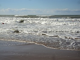 假期,沙,海