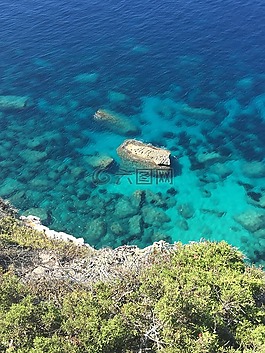 海,綠松石,水