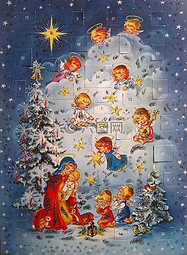 懷舊adventskalender,來臨,天使