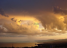 雨,云,天空