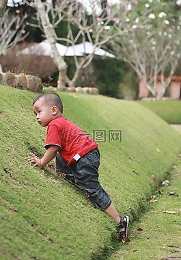 兒童,男孩,公園