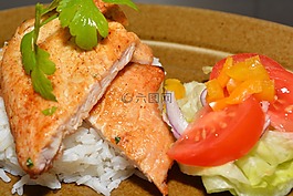 豬肉,烤架,食品
