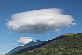 云,天空,白