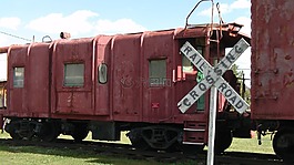 火车汽车,铁路,路口