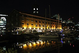 倫敦,夜間濱海,塔 strijd