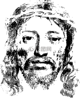 耶穌,臉,男子