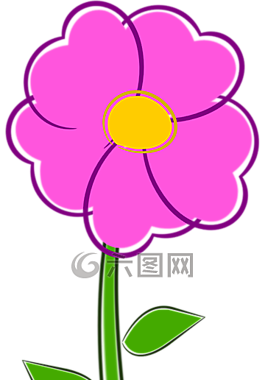 花,粉紅色,羅莎