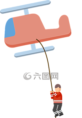 施救,直升机,太阳椅