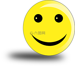 笑臉,黃色,球